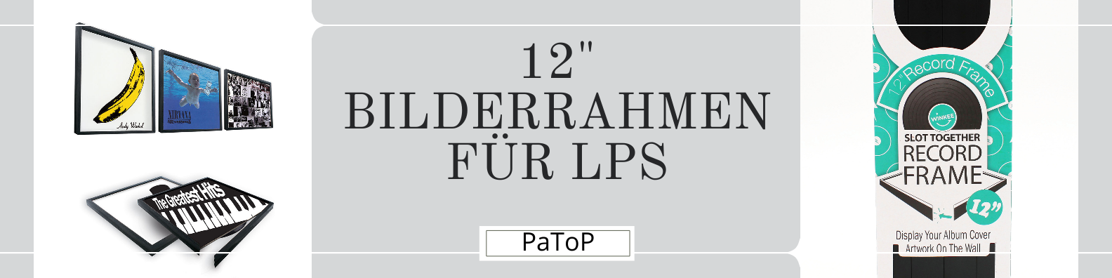 Dieser Bilderrahmen für LPs ist das perfekte Geschenk für Vinyl-Fans