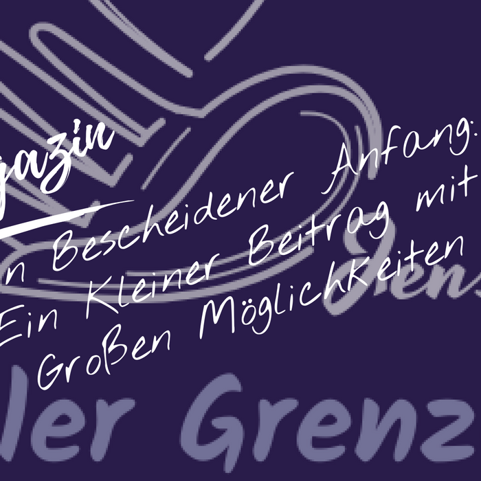 Ein Bescheidener Anfang: Ein Kleiner Beitrag mit Großen Möglichkeiten