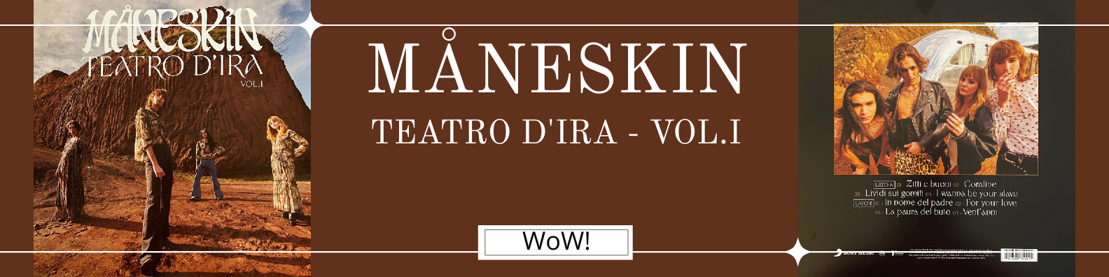Måneskin – Teatro D'Ira - Vol.I - Vinyl, LP, Album, Reissue, Dark Orange Transparent