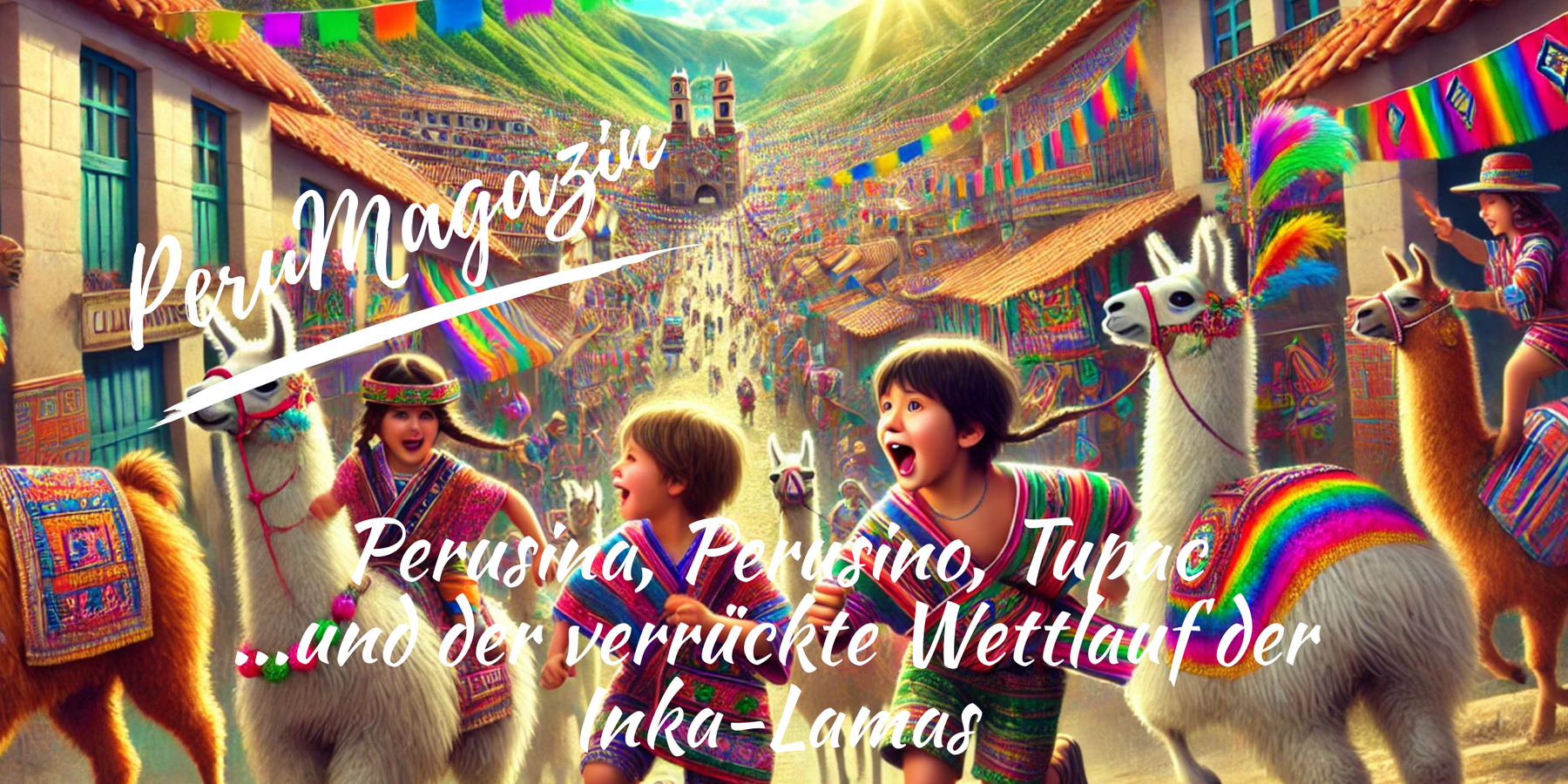 Perusina, Perusino, Tupac und der verrückte Wettlauf der Inka-Lamas