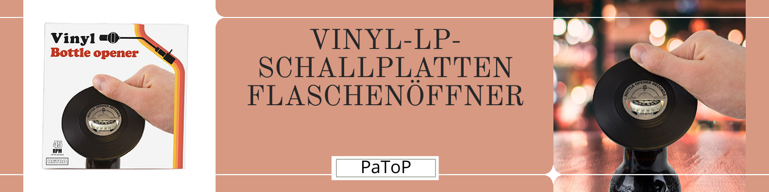 Ein Flaschenöffner? Ja, aber kein gewöhnlicher - Das ist der Schlüssel zum Vinyl-Vergnügen!