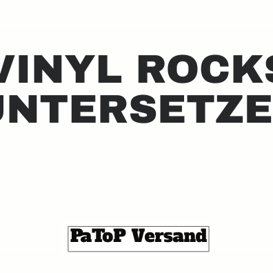 "Style Spritzigkeit: Warum Vinyl Rock Untersetzer Winkee Rocks das Utensil einer trendigen Einrichtung sind".