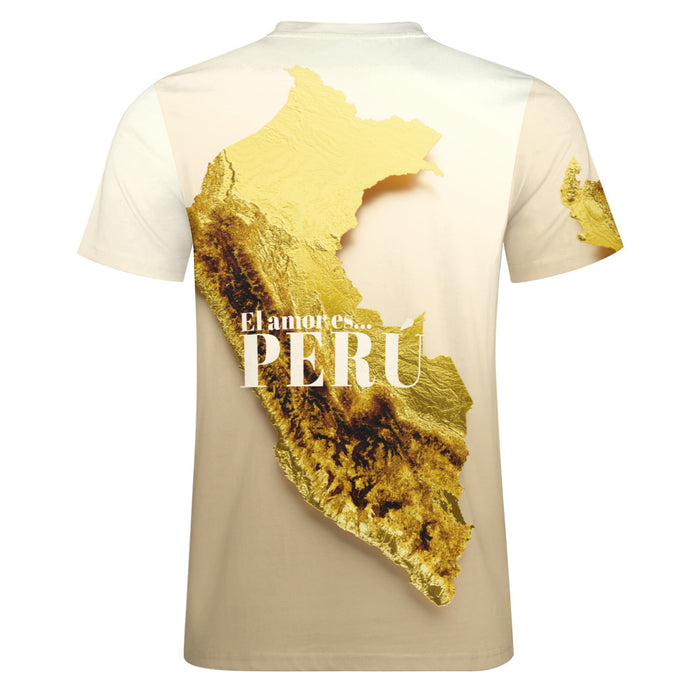 Peru Gold - Herren-T-Shirt aus Baumwolle