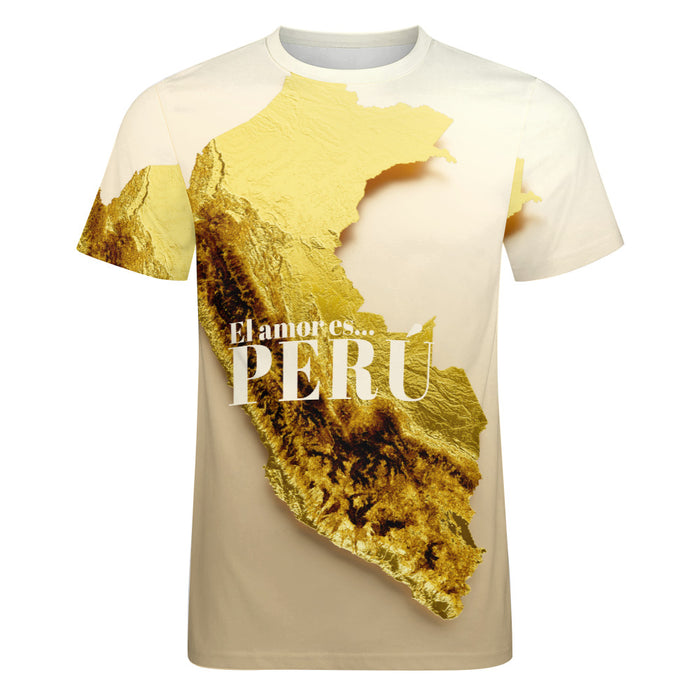 Peru Gold - Herren-T-Shirt aus Baumwolle