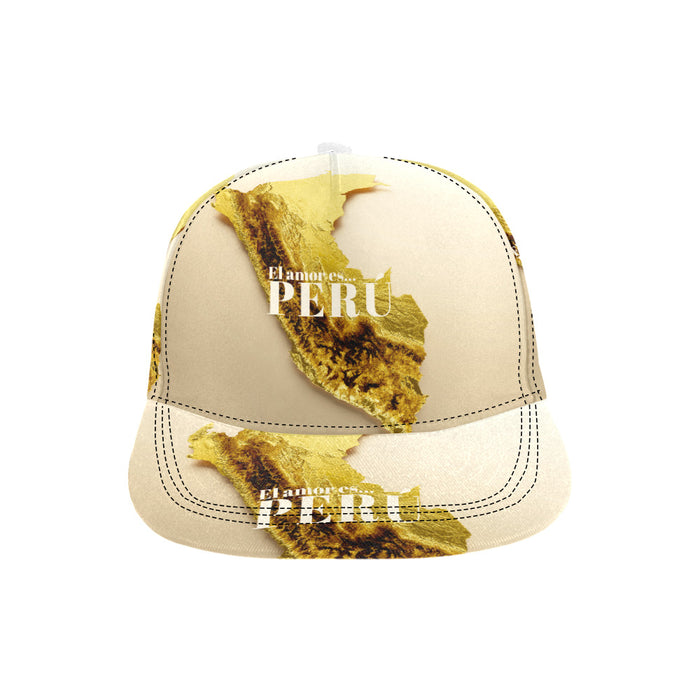 Peru Gold - All Over Print Snapback Cap