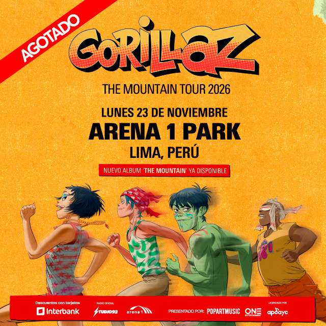 Gorillaz erstmals in Lima