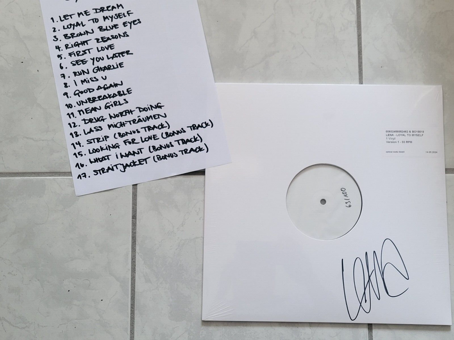 Lena Meyer-Landrut – Loyal To Myself - Vinyl, LP, Numbered, White Label, hand signed