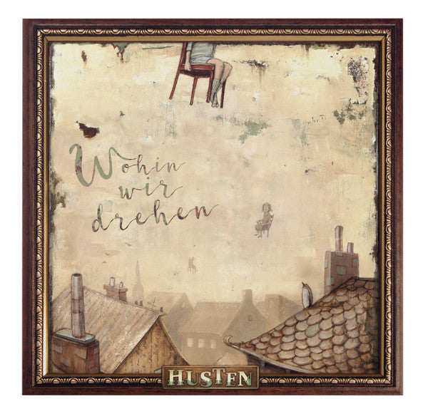 Husten – Wohin Wir Drehen - Vinyl, 12", Single Sided, EP, Limited Edition, Numbered, Grey Marbled with Red Silkscreen