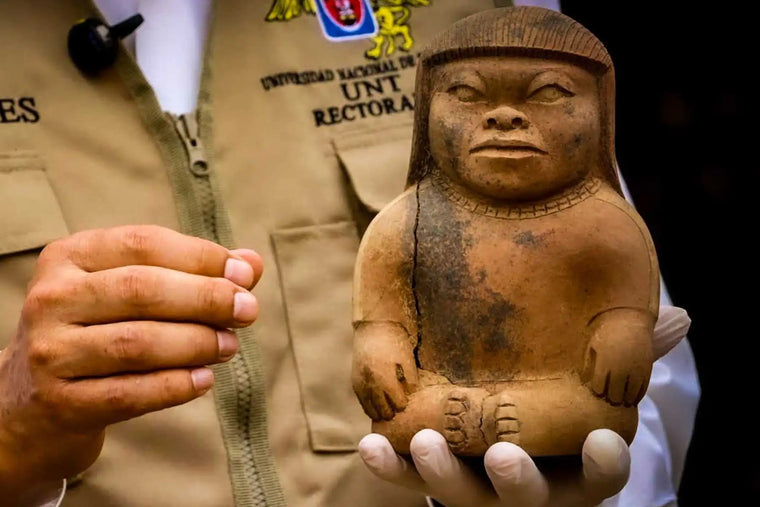 Trujillo: Kindergrab mit Opfergaben in den Huacas de Moche entdeckt