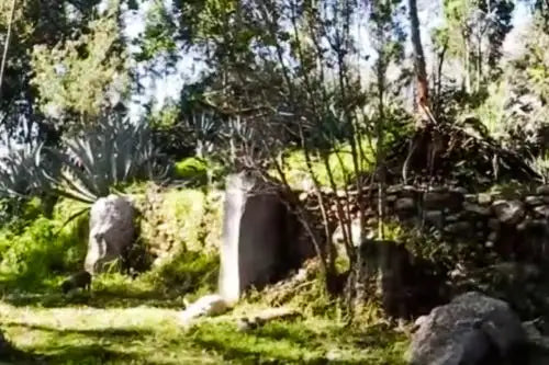 Archäologische Stätte Cotu Eccana bei Carhuaz in Áncash