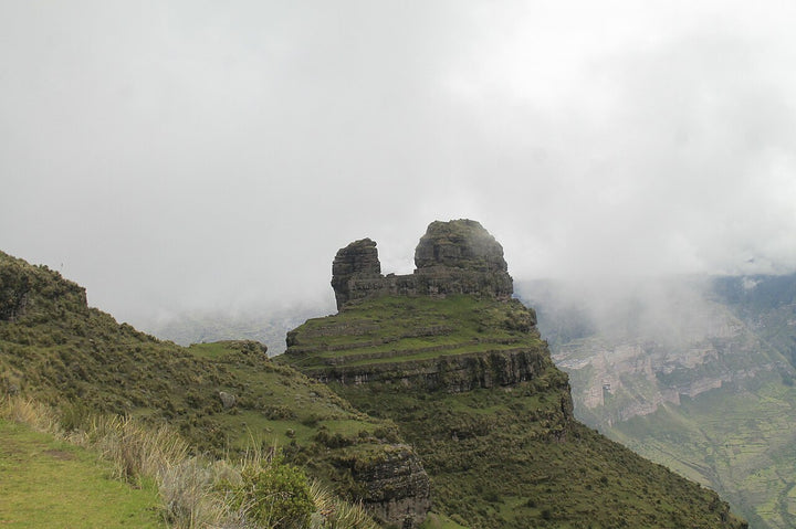 Waqrapukara in Acomayo, Region Cusco – Teil von Cusco Alto Andino