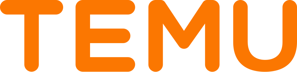 Orangefarbene Temu-Wortmarke – WhaleCo Inc., Wikimedia Commons