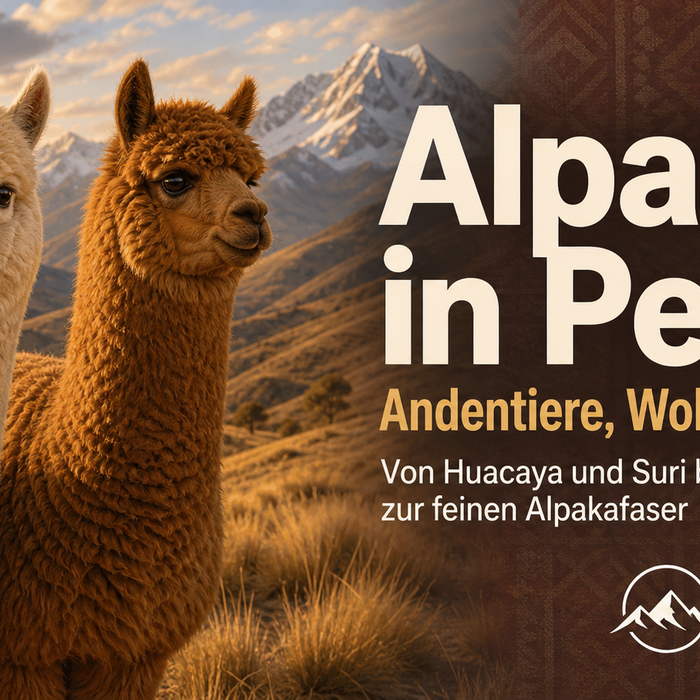 Alpakas in Peru Andentiere, Wolle und Kultur