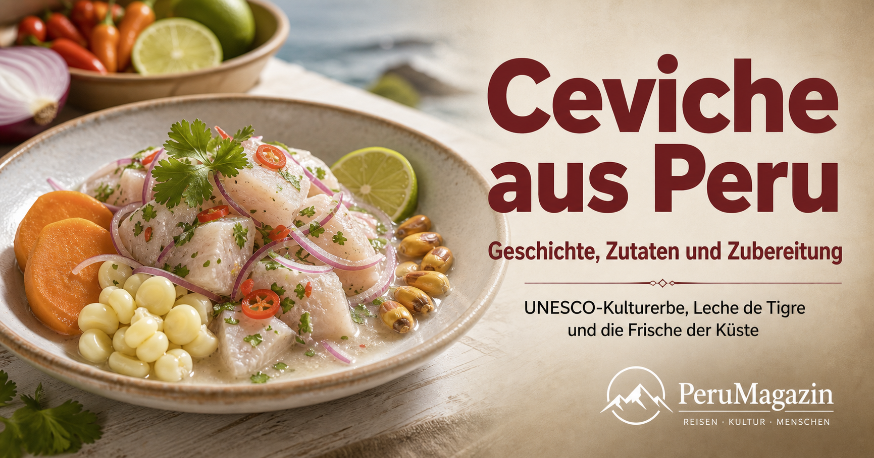 Ceviche aus Peru Geschichte, Zutaten und Rezept