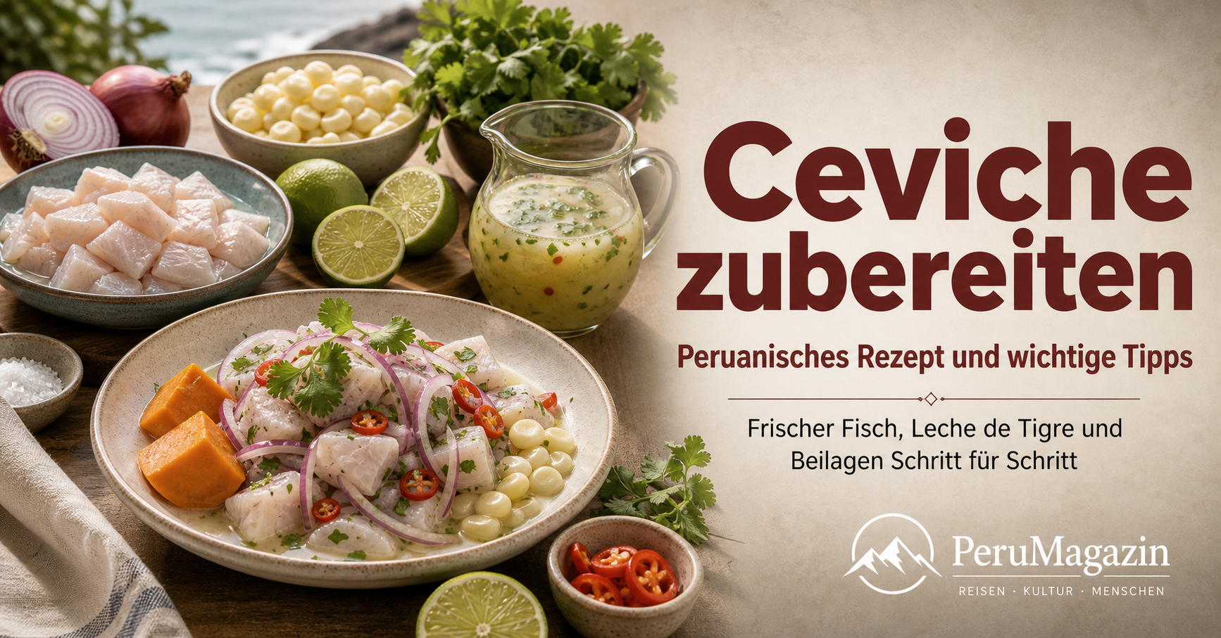 Ceviche zubereiten Peruanisches Rezept und Tipps