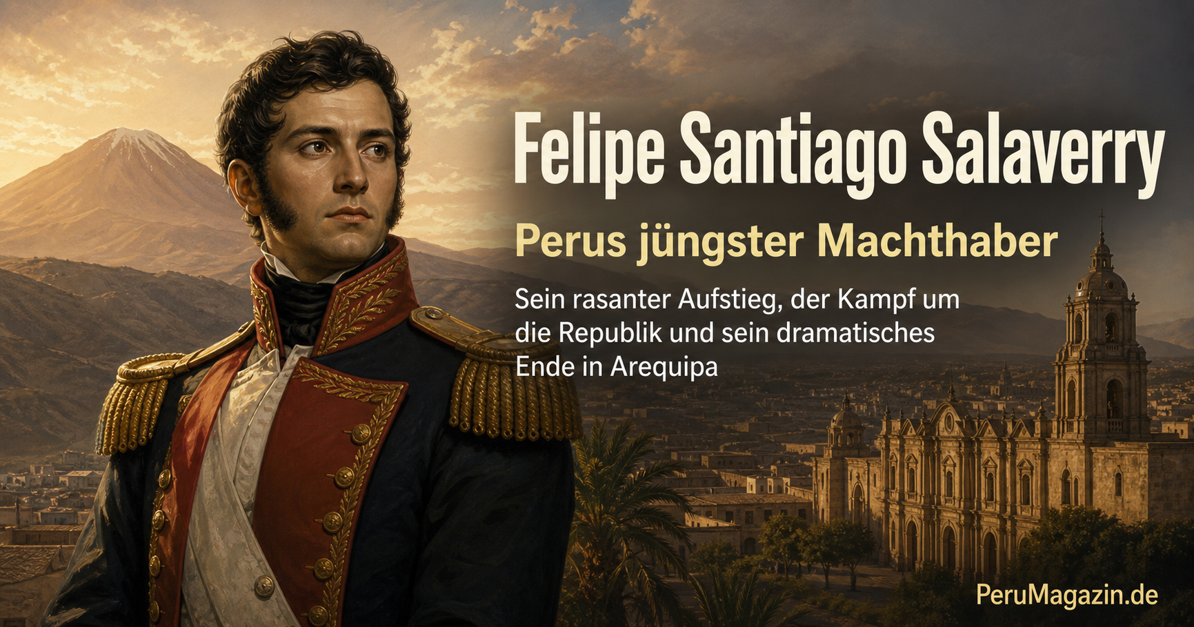 Felipe Santiago Salaverry: Perus jüngster Machthaber