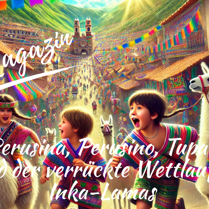 Perusina, Perusino, Tupac und der verrückte Wettlauf der Inka-Lamas