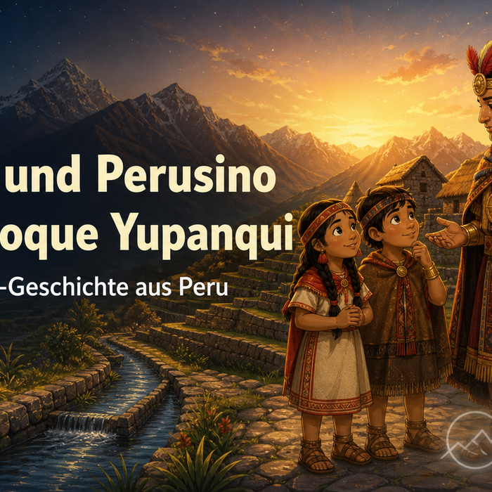 Perusina und Perusino treffen Lloque Yupanqui