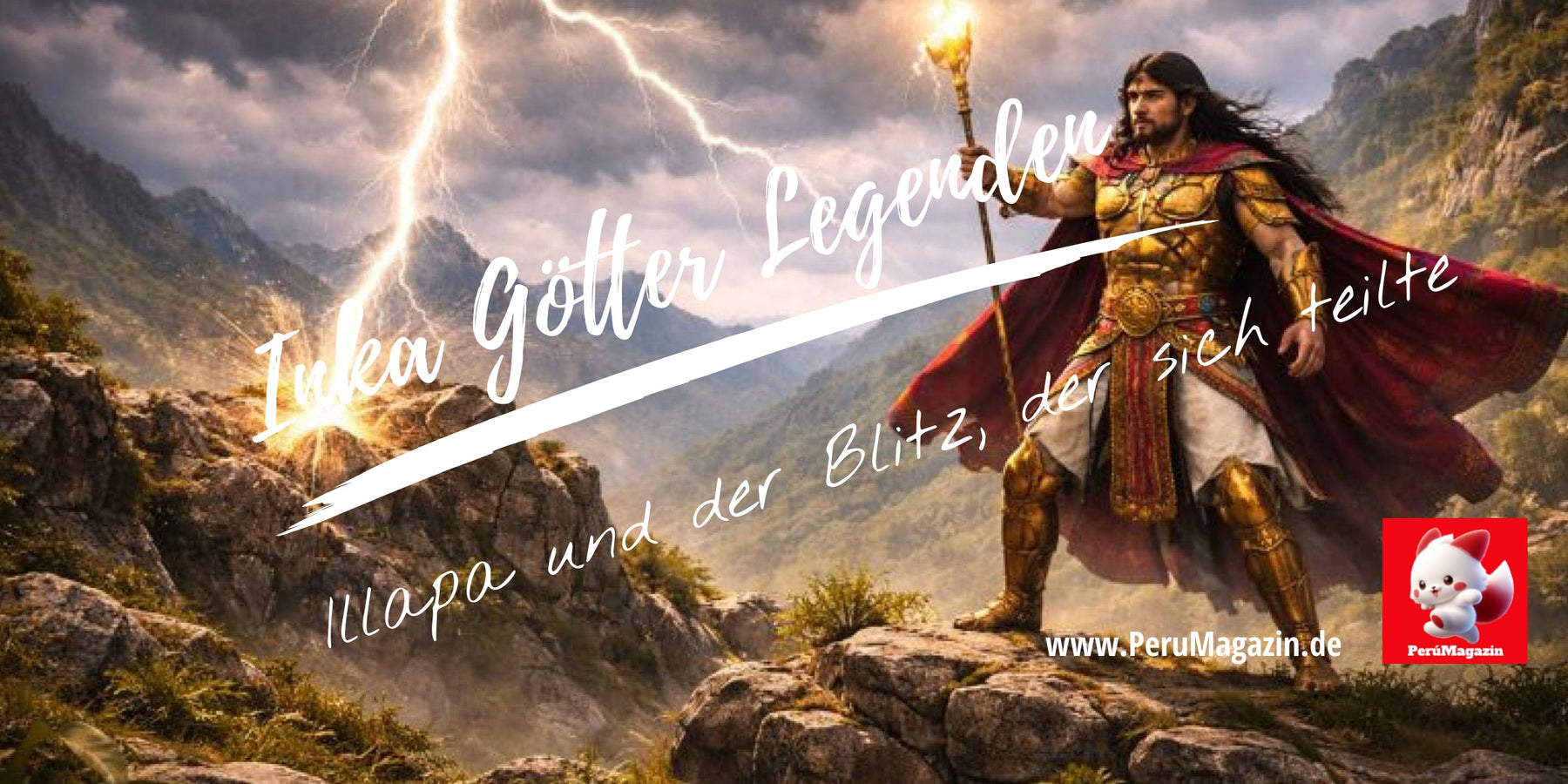 Illapa und der Blitz, der sich teilte