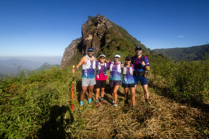 Trailrunner in den Bergen von Canchaque in Piura beim Canchaque Trail Fest