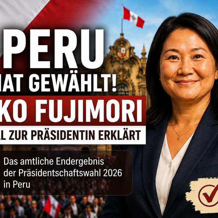 Peru hat gewählt: Keiko Fujimori offiziell zur Präsidentin erklärt