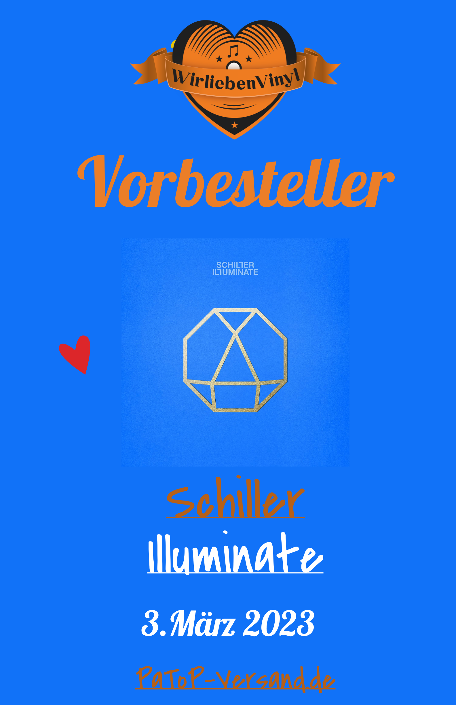 Schiller - Illuminate - 2 Vinyl, LP, blue, limited Edition