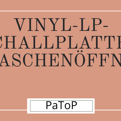 Ein Flaschenöffner? Ja, aber kein gewöhnlicher - Das ist der Schlüssel zum Vinyl-Vergnügen!