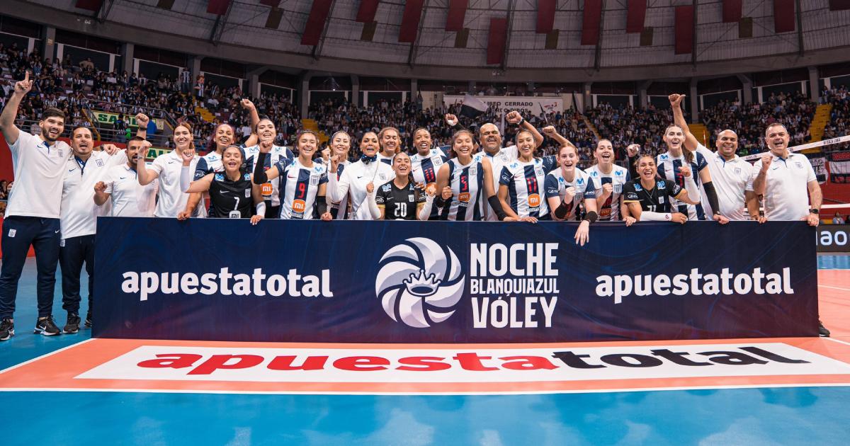 Alianza Lima Volleyball bei der Noche Blanquiazul 2023 – Archivfoto: Ovación
