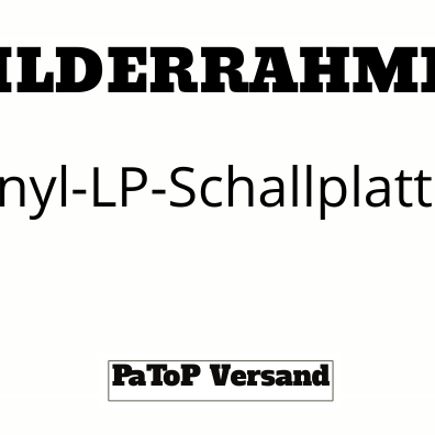 Werkhaus Bilderrahmen / Plattenframe Vinyl, LP – 100% Made in Germany