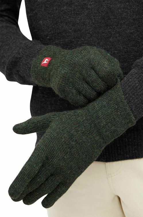 Apu Kuntur - Alpaka Fingerhandschuhe Uni – 100 % Baby‑Alpaka - PeruMagazin