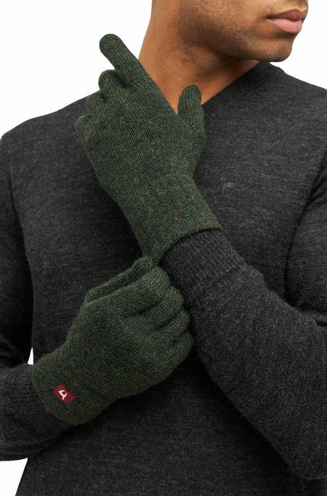 Apu Kuntur - Alpaka Fingerhandschuhe Uni – 100 % Baby‑Alpaka - PeruMagazin