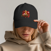 Esperanza para Perú Dad Cap Schwarz – Vorderseite