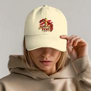 Esperanza para Perú Dad Cap Sand – Vorderseite