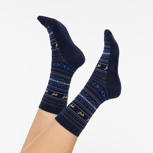 Apu Kuntur - Alpaka Jacquard Socken - Alpaka-Mix - PeruMagazin