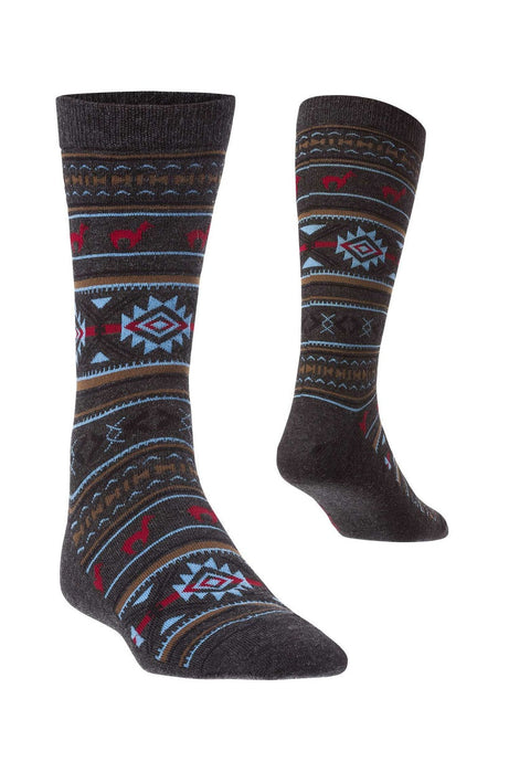 Apu Kuntur - Alpaka Jacquard Socken - Alpaka-Mix - PeruMagazin
