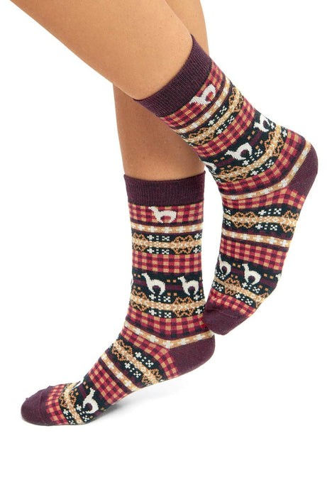 Apu Kuntur - Alpaka Premium Socken Candela – Wärme & Stil im Anden-Look - PeruMagazin