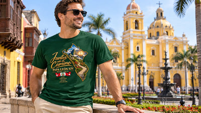 Herren T-Shirt – Papst Leo XIV. | Juntos en el Camino | Peru 2026