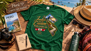 Papst Leo XIV. Peru 2026 T-Shirt – zusätzliche Ansicht des Juntos en el Camino Motivs