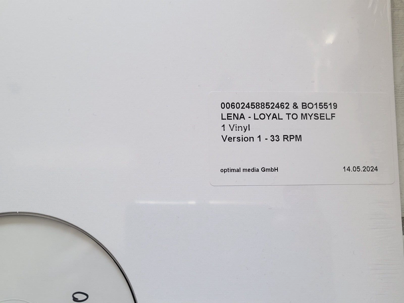 Lena Meyer-Landrut – Loyal To Myself - Vinyl, LP, Numbered, White Label, hand signed - PeruMagazin