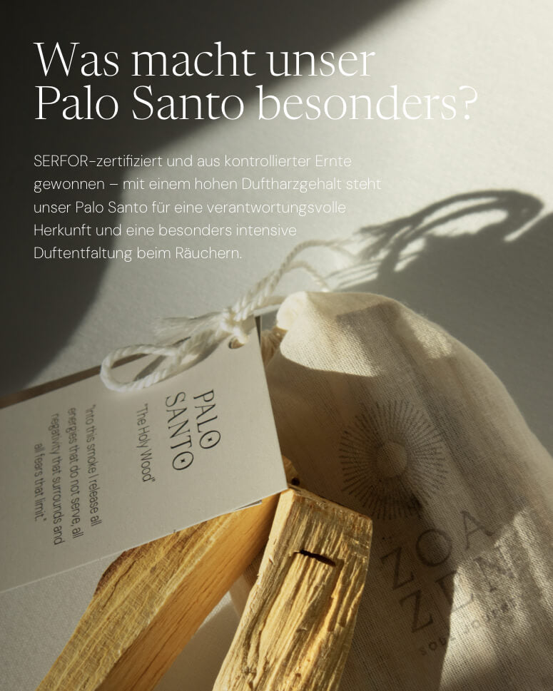 ZoaZen Palo Santo Räucherholz – Produktansicht 1