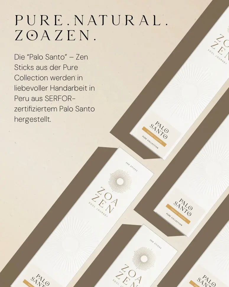 ZoaZen Palo Santo Zen Sticks – handgerollte Räucherstäbchen, Produktansicht 5