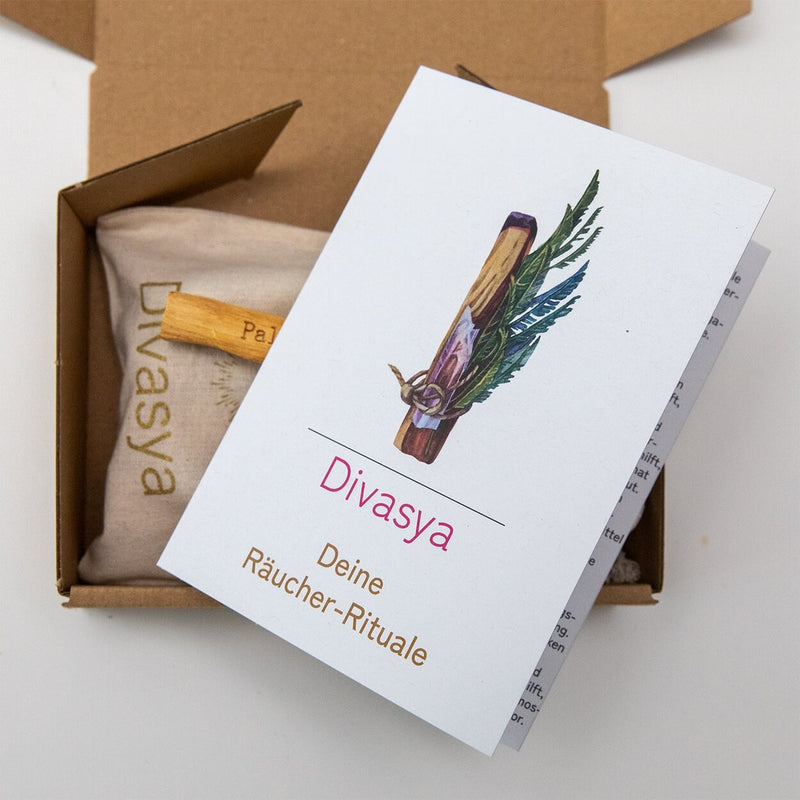 Palo Santo aus Peru – Aufnahme 8 von 8 des Sets mit zehn Räucherholz-Sticks von Divasya-Yoga