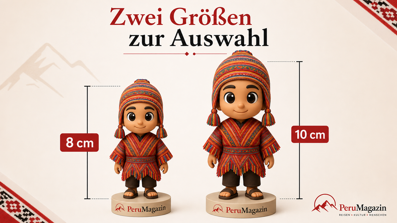 PeruMagazin Peru Figur – personalisierte 3D Mini Figur - PeruMagazin
