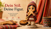 PeruMagazin Peru Figur – personalisierte 3D Mini Figur - PeruMagazin
