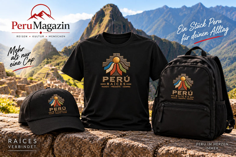 RAÍCES PERÚ Dad Cap – 6-Panel-Cap mit vorgeformtem Schirm