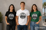 PeruMagazin – T-Shirt Lima Visited (Schwarz, Weiß, Grün) - PeruMagazin