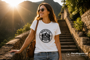 PeruMagazin – T-Shirt Machu Picchu Visited (Schwarz, Weiß, Grün) - PeruMagazin