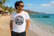 Visited Los Órganos T-Shirt Motiv als Nahaufnahme auf Baumwollstoff