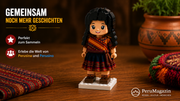 Perusina Baustein-Figur | PeruMagazin Figur - PeruMagazin