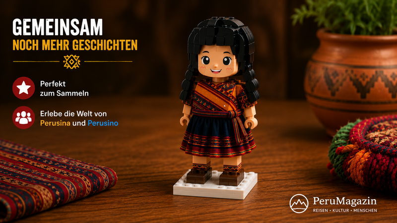 Perusina Baustein-Figur | PeruMagazin Figur - PeruMagazin